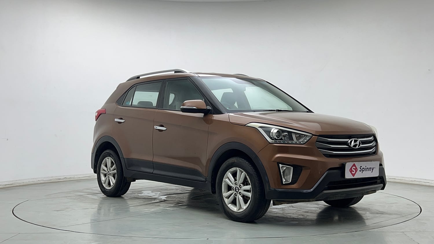Used 2017 Hyundai Creta SX Plus 1.6  Petrol Petrol Manual exterior RIGHT FRONT CORNER VIEW
