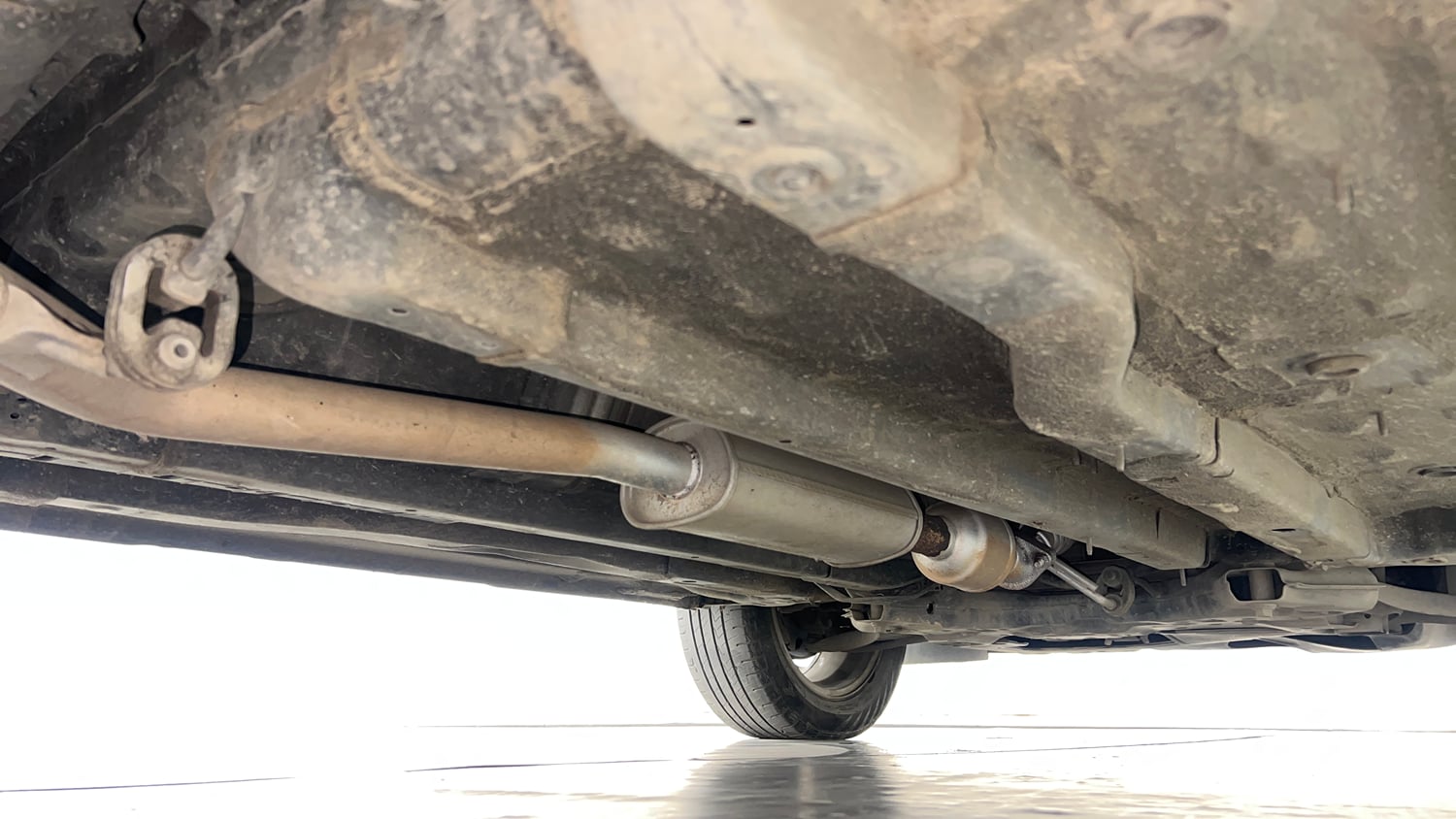 Used 2020 Hyundai Creta SX (O) 1.4 Turbo 7 DCT Petrol Automatic extra REAR RIGHT UNDERBODY VIEW