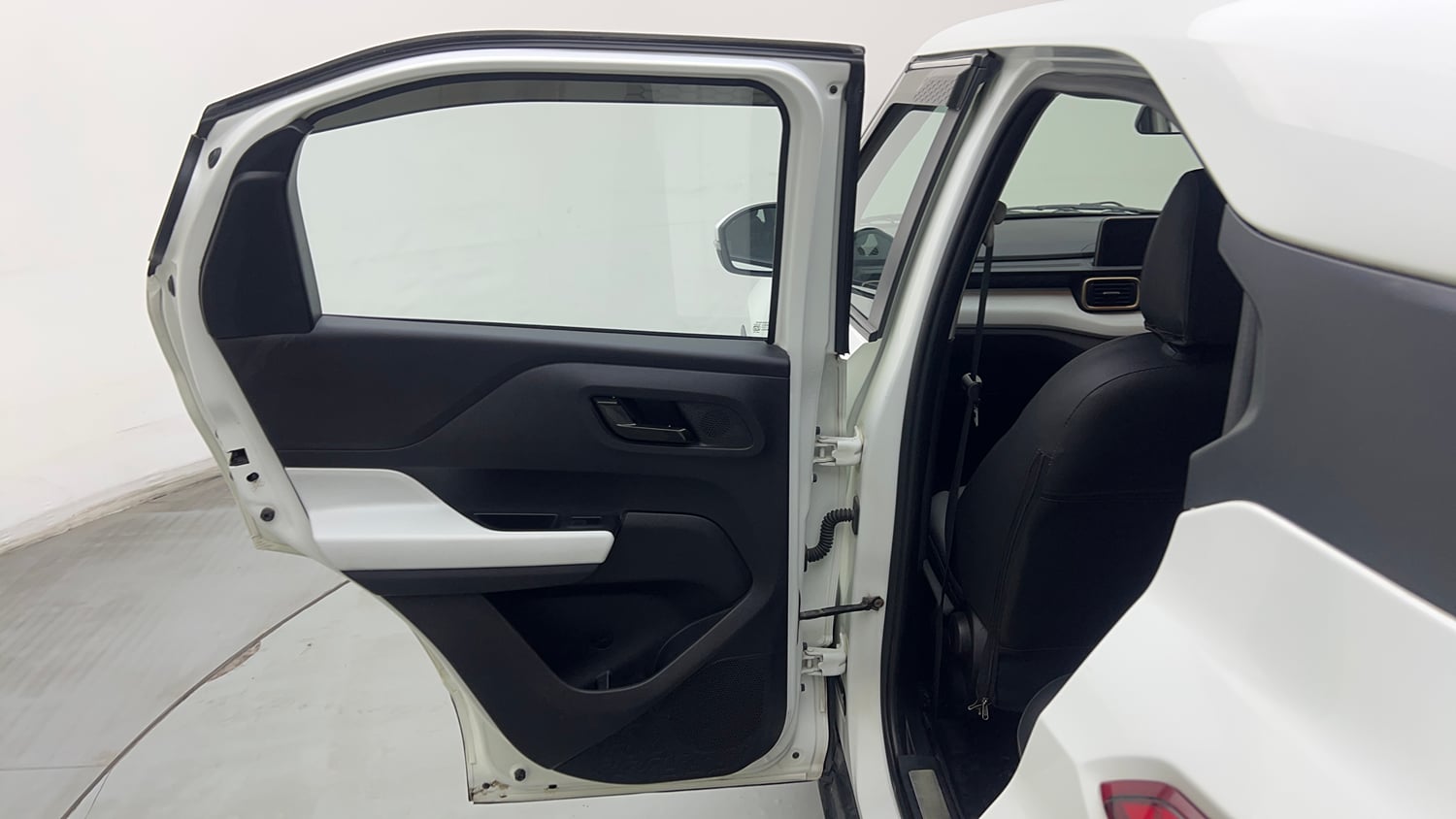 Used 2022 Tata Punch Accomplished Dazzle Pack MT Petrol Manual interior LEFT REAR DOOR OPEN VIEW