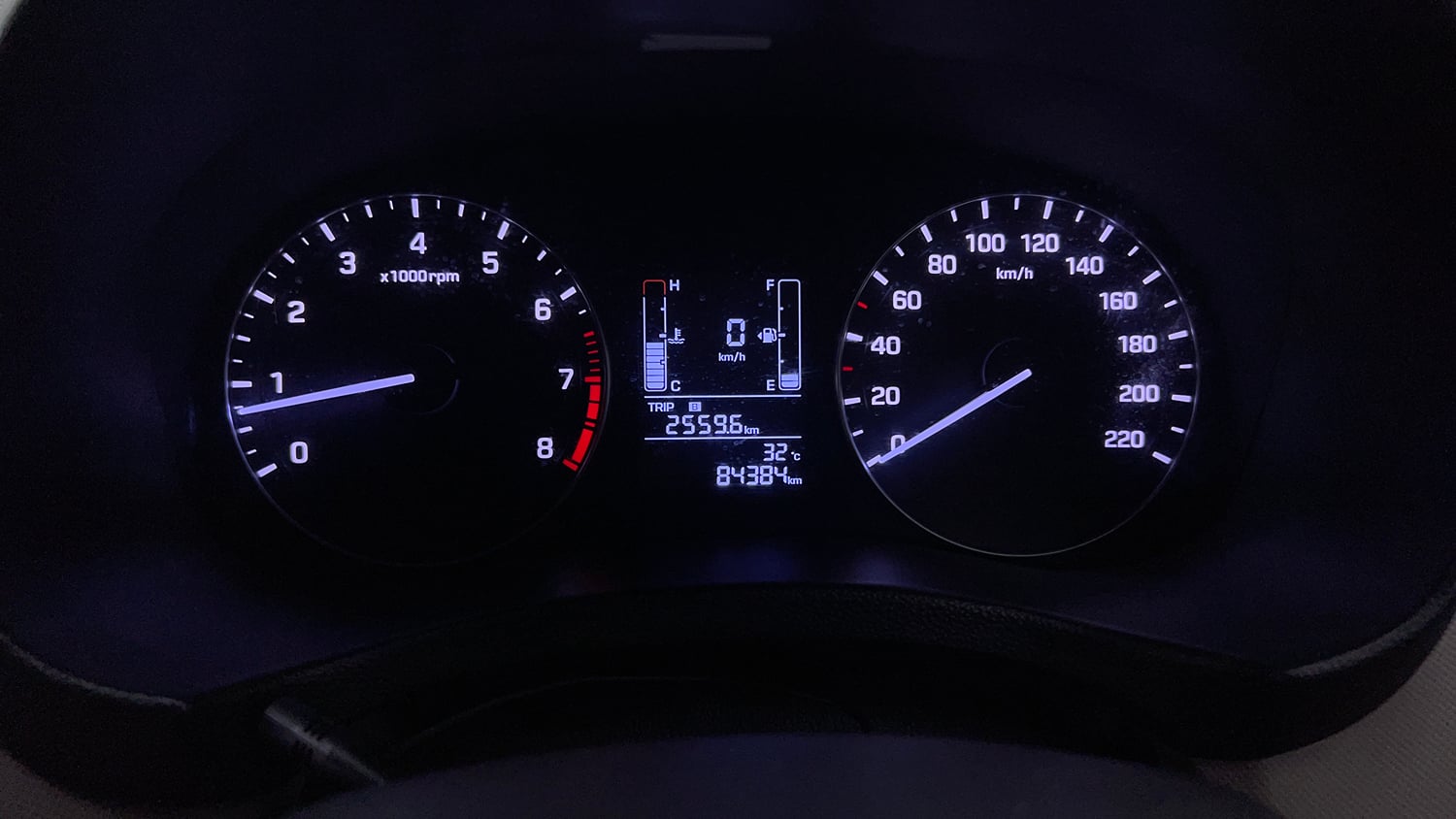 Used 2016 Hyundai Creta 1.6 Base Petrol Petrol Manual interior CLUSTERMETER VIEW