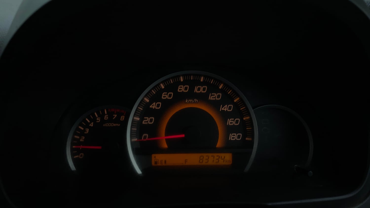 Used 2012 Maruti Suzuki Wagon R 1.0 VXi Petrol Manual interior CLUSTERMETER VIEW