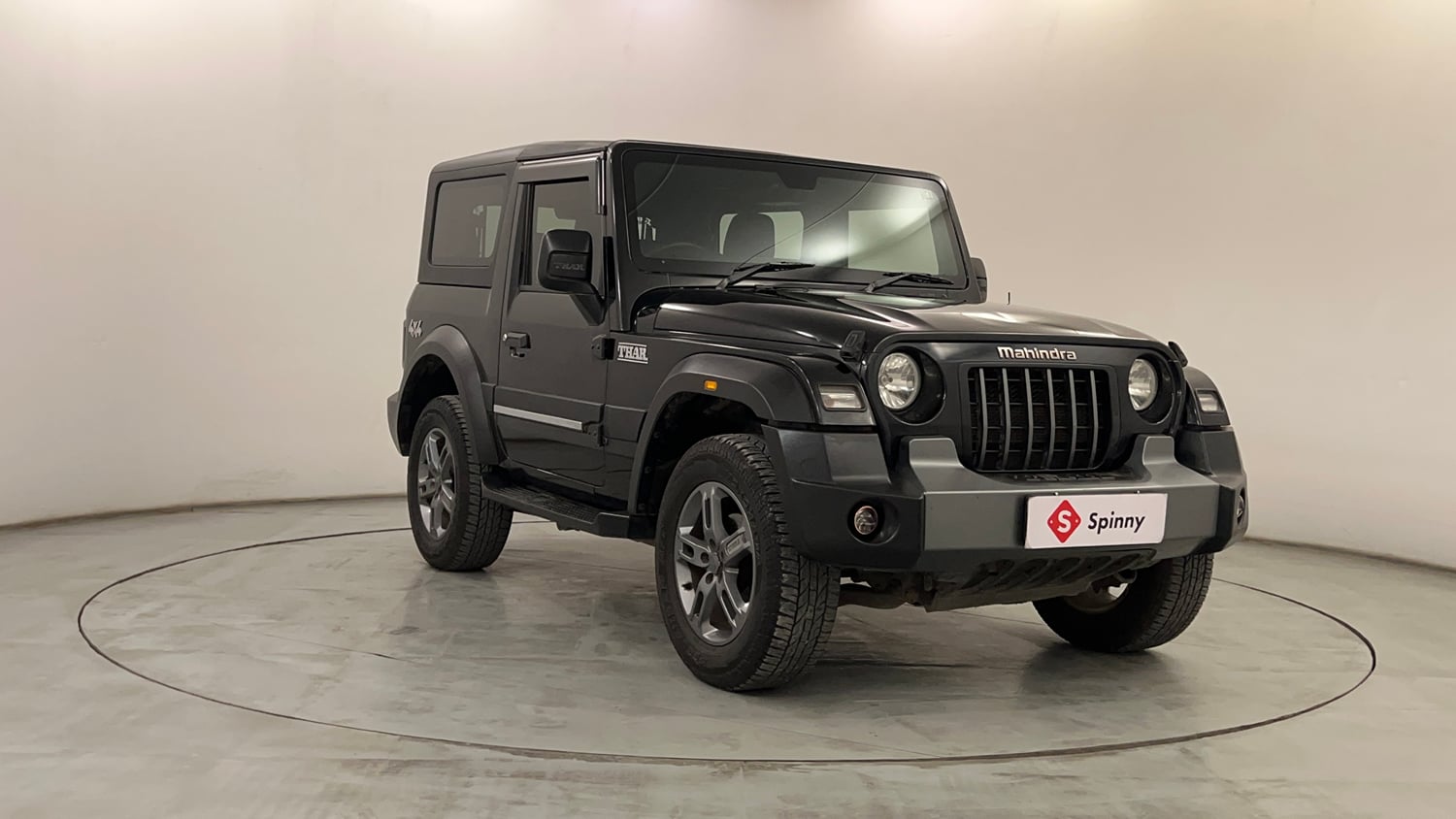 Used 2021 mahindra Thar LX Hard Top Diesel AT 4WD Diesel Automatic exterior RIGHT FRONT CORNER VIEW