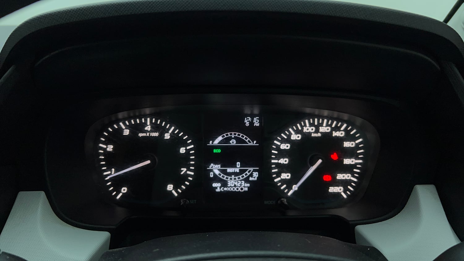 Used 2023 Tata Punch Pure MT Petrol Manual interior CLUSTERMETER VIEW