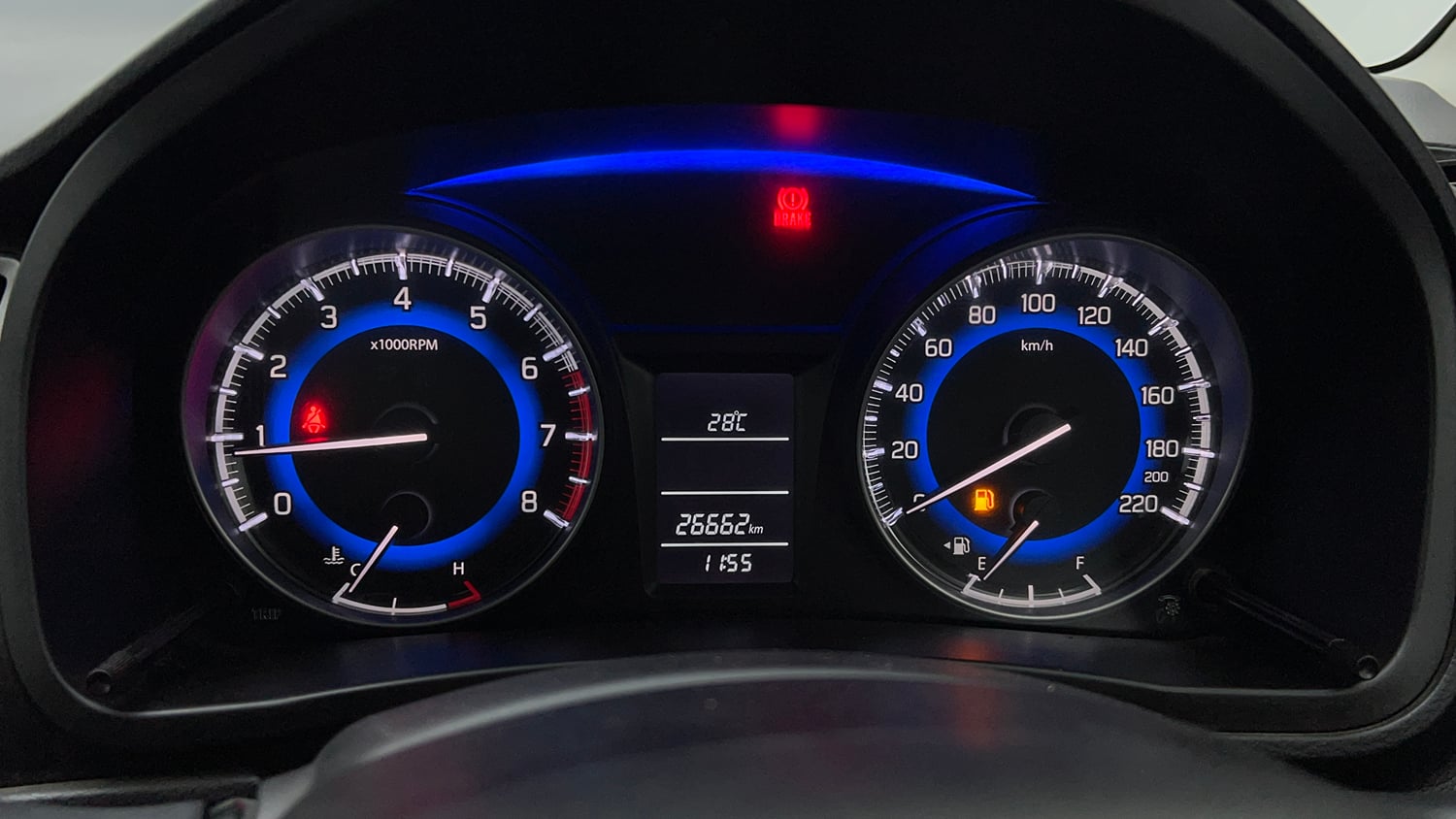 Used 2021 Maruti Suzuki Baleno Delta Petrol Manual interior CLUSTERMETER VIEW