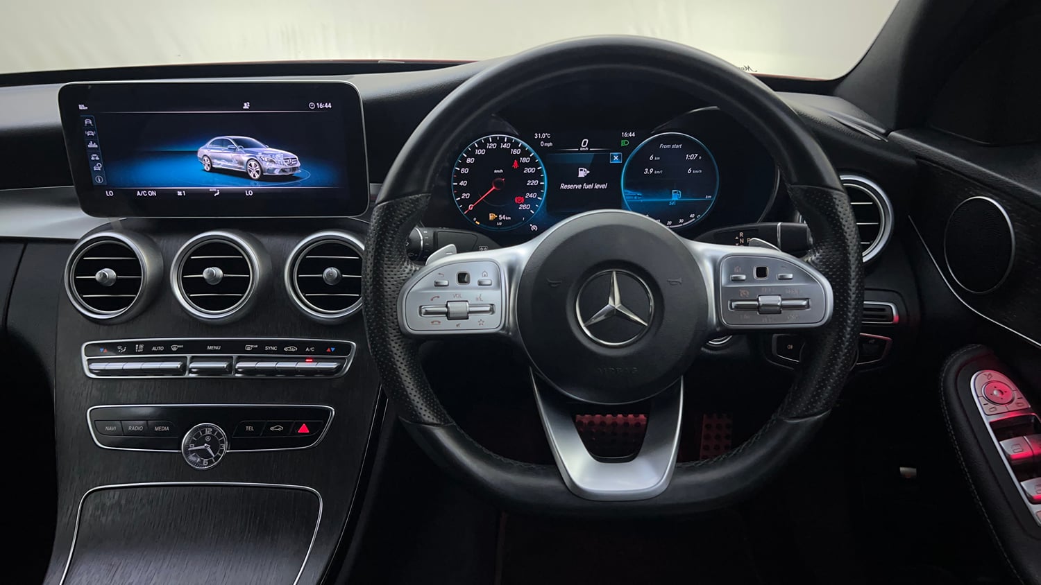 Used 2021 Mercedes-Benz C-Class C 300d AMG line Diesel Automatic interior STEERING VIEW