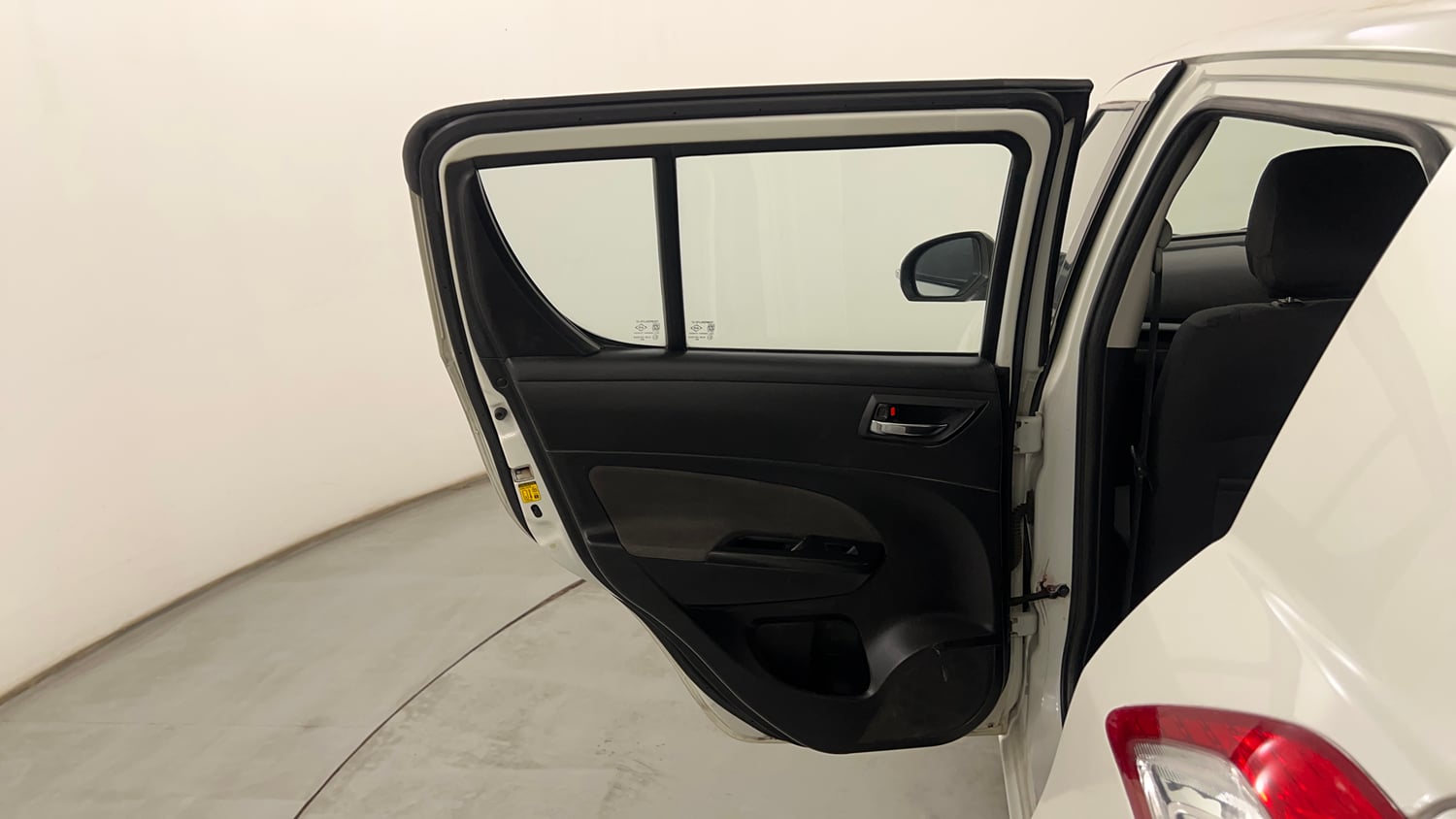 Used 2017 Maruti Suzuki Swift VXi Petrol Manual interior LEFT REAR DOOR OPEN VIEW