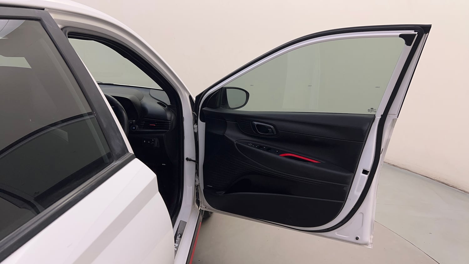 Used 2023 Hyundai i20 N Line N8 1.0 Turbo DCT Petrol Automatic interior RIGHT FRONT DOOR OPEN VIEW