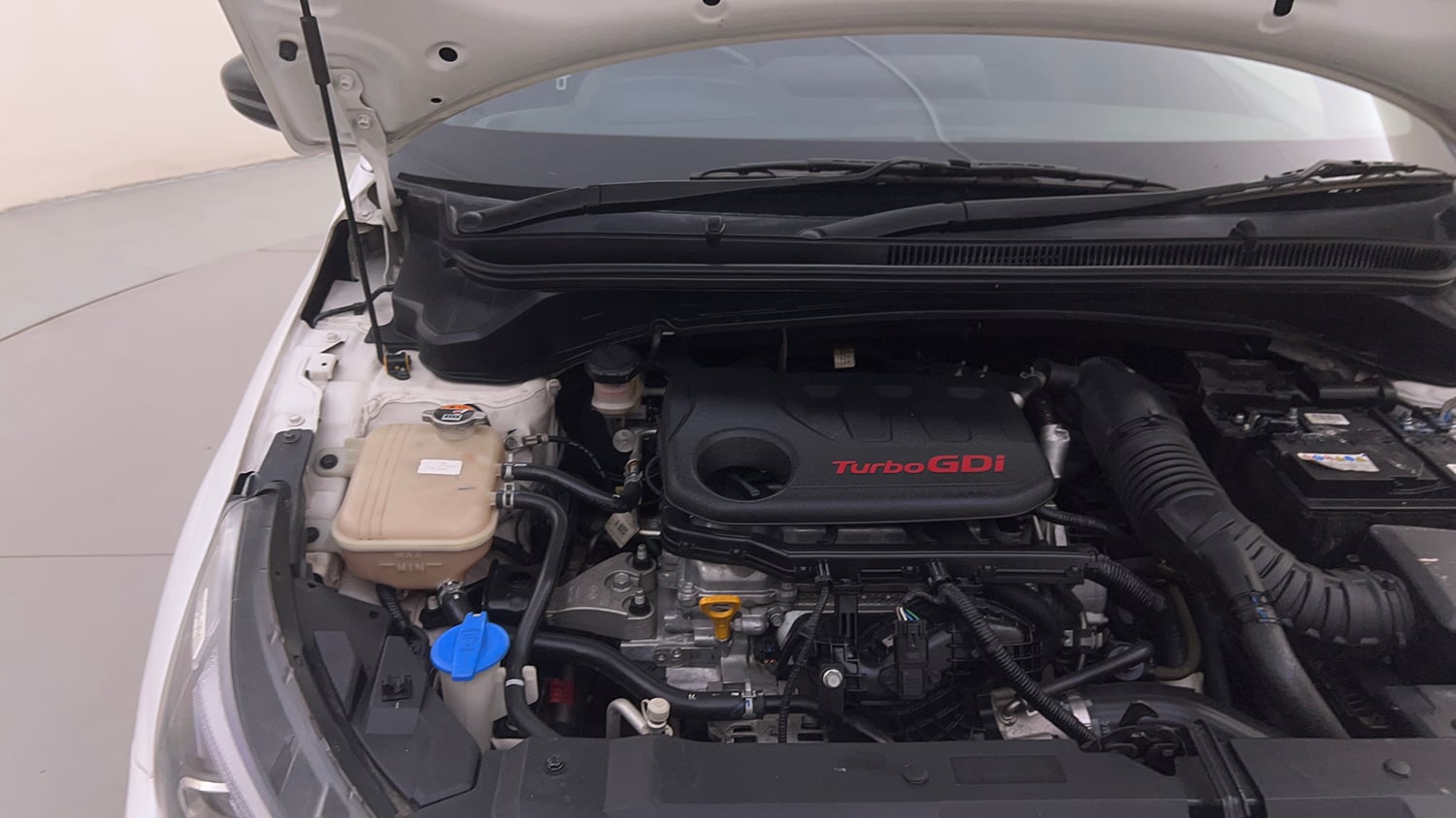 Used 2023 Hyundai i20 N Line N8 1.0 Turbo DCT Petrol Automatic engine ENGINE RIGHT SIDE HINGE & APRON VIEW
