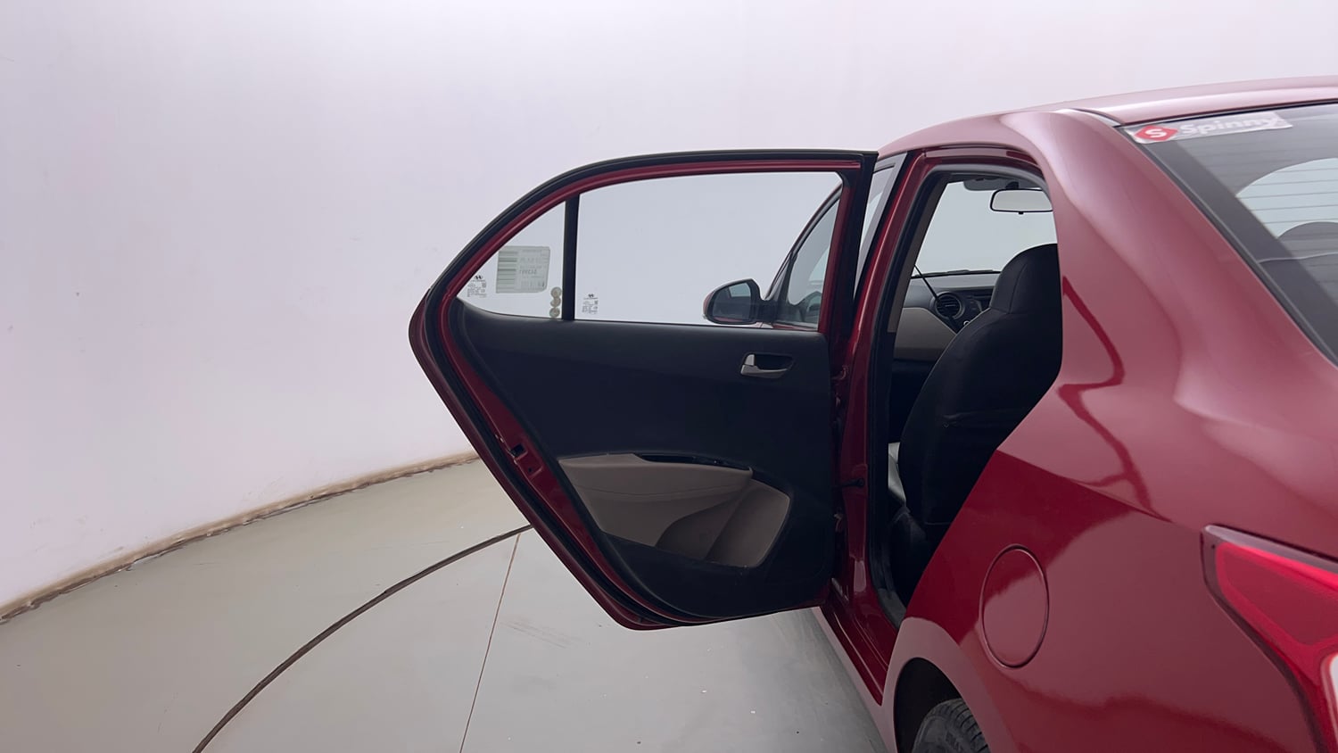 Used 2014 Hyundai Xcent S 1.2 Petrol Manual interior LEFT REAR DOOR OPEN VIEW