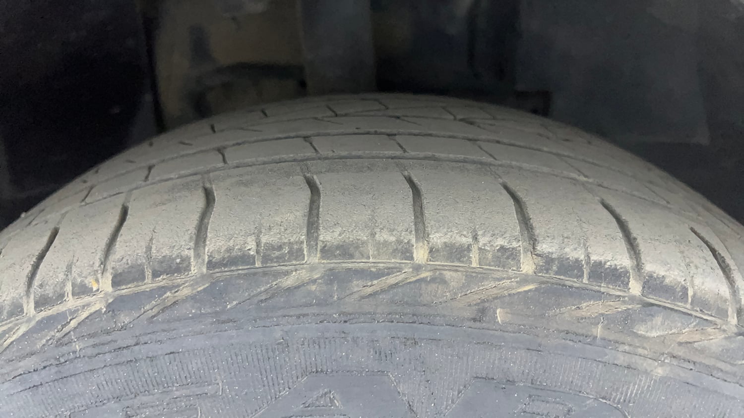 Used 2018 Tata Nexon XZ Plus Diesel Diesel Manual tyres RIGHT FRONT TYRE TREAD VIEW