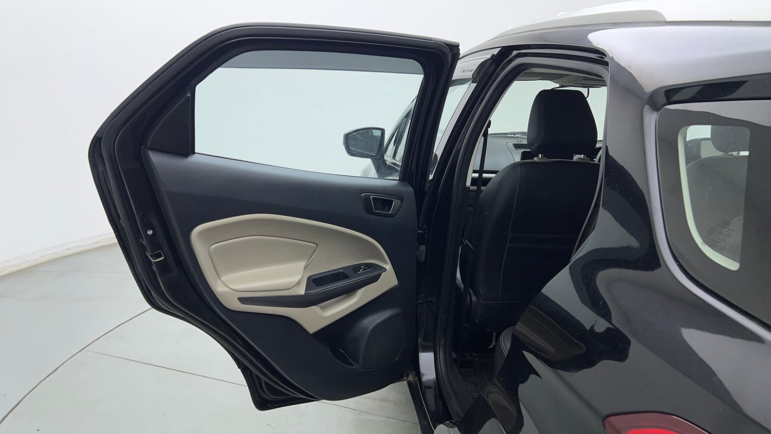 Used 2021 Ford EcoSport Titanium 1.5L TDCi Diesel Manual interior LEFT REAR DOOR OPEN VIEW