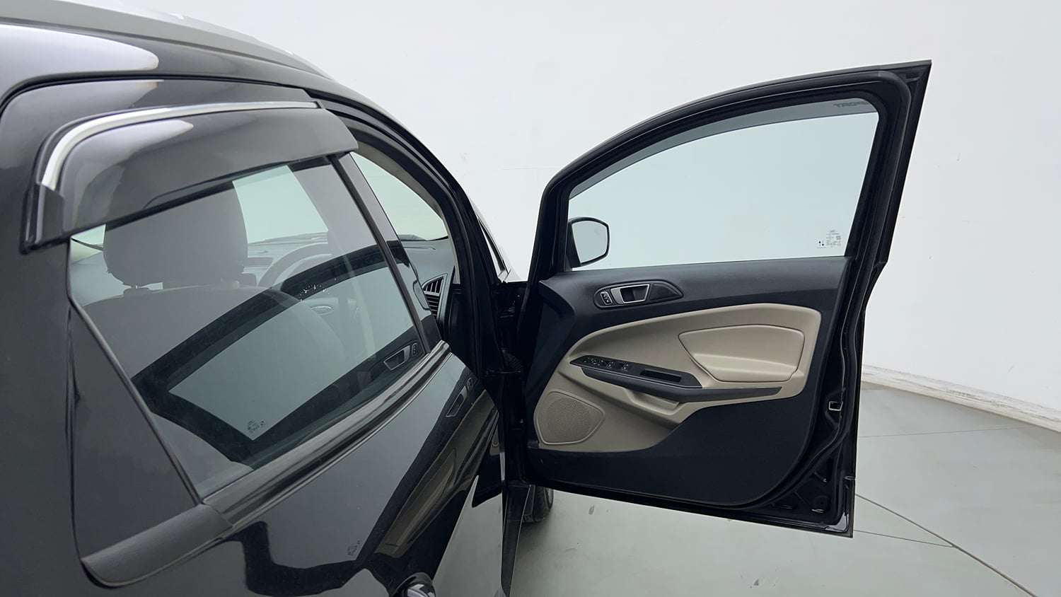 Used 2021 Ford EcoSport Titanium 1.5L TDCi Diesel Manual interior RIGHT FRONT DOOR OPEN VIEW