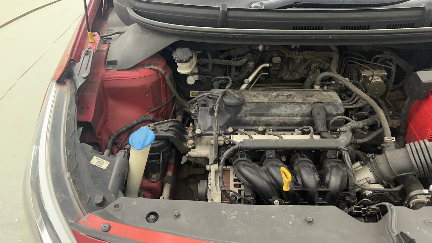 Used 2017 Hyundai Elite i20 Asta 1.2 Petrol Manual engine ENGINE RIGHT SIDE VIEW