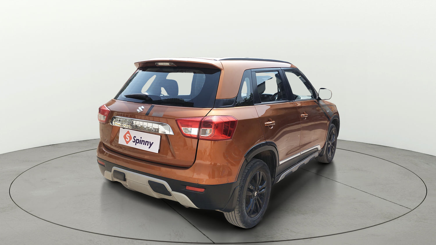 Used 2019 maruti-suzuki Vitara Brezza ZDi Plus Dual Tone AGS Diesel Automatic exterior RIGHT REAR CORNER VIEW