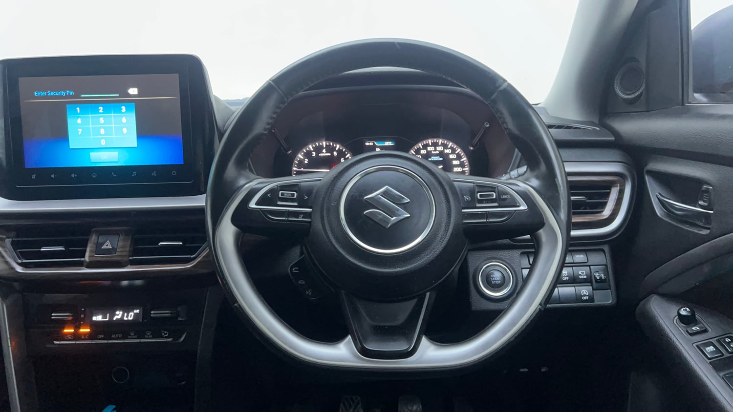 Used 2023 Maruti Suzuki Brezza Zxi Plus Dual Tone Petrol Manual interior STEERING VIEW