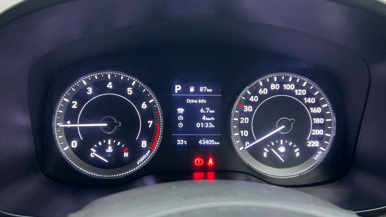 Used 2021 Hyundai Venue SX Plus 1.0 Turbo DCT Petrol Automatic interior CLUSTERMETER VIEW