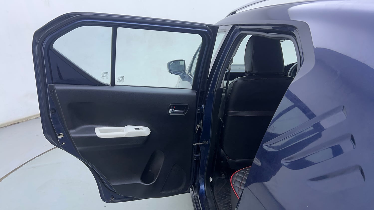 Used 2023 Maruti Suzuki Ignis Zeta 1.2 AMT Petrol Automatic interior LEFT REAR DOOR OPEN VIEW