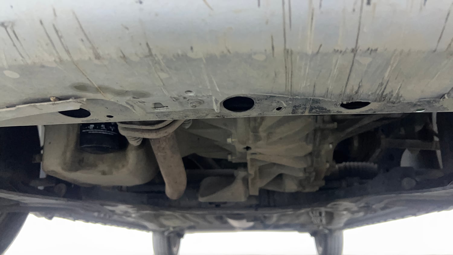 Used 2023 Maruti Suzuki Ignis Zeta 1.2 AMT Petrol Automatic extra FRONT LEFT UNDERBODY VIEW