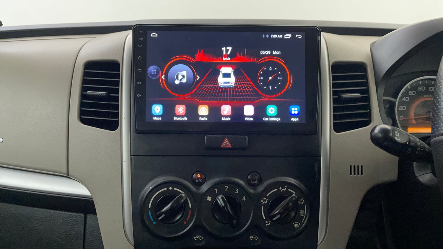 Used 2016 Maruti Suzuki Wagon R VXI Petrol Manual interior MUSIC SYSTEM & AC CONTROL VIEW