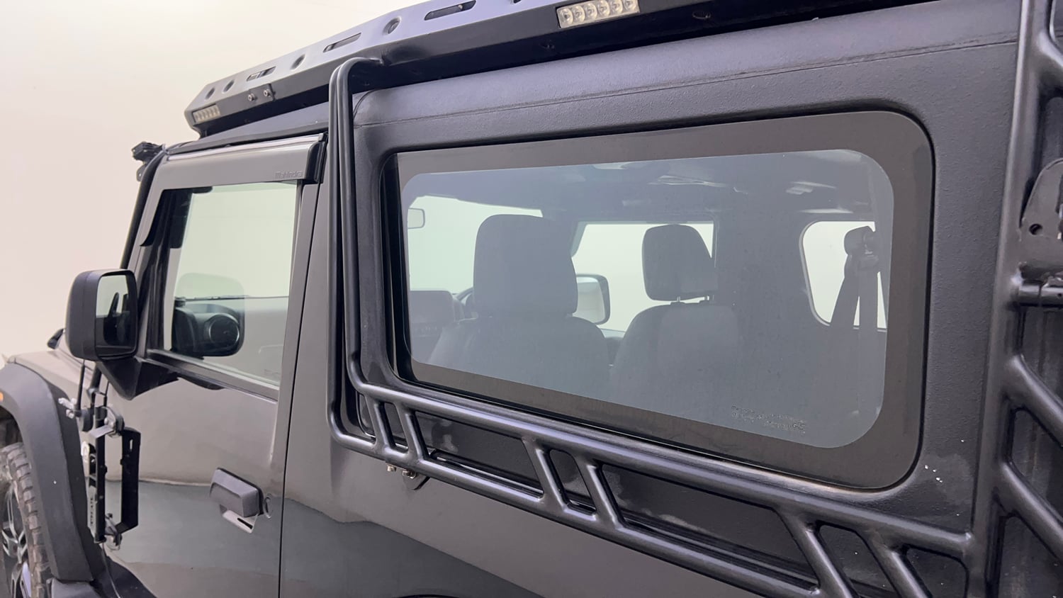 Used 2021 mahindra Thar LX Hard Top Petrol MT 4WD Petrol Manual interior LEFT REAR DOOR OPEN VIEW