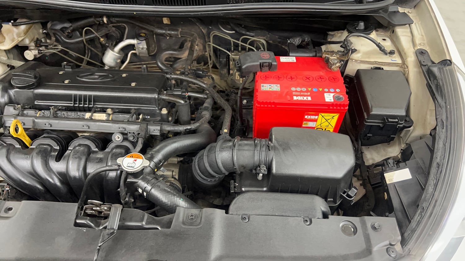 Used 2014 Hyundai Verna Fluidic 1.6 VTVT SX Petrol Manual engine ENGINE LEFT SIDE VIEW