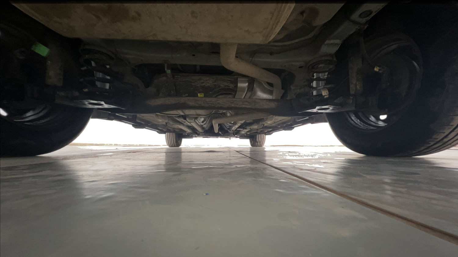 Used 2022 Hyundai Creta E 1.5 Diesel Diesel Manual extra REAR UNDERBODY VIEW (TAKEN FROM REAR)