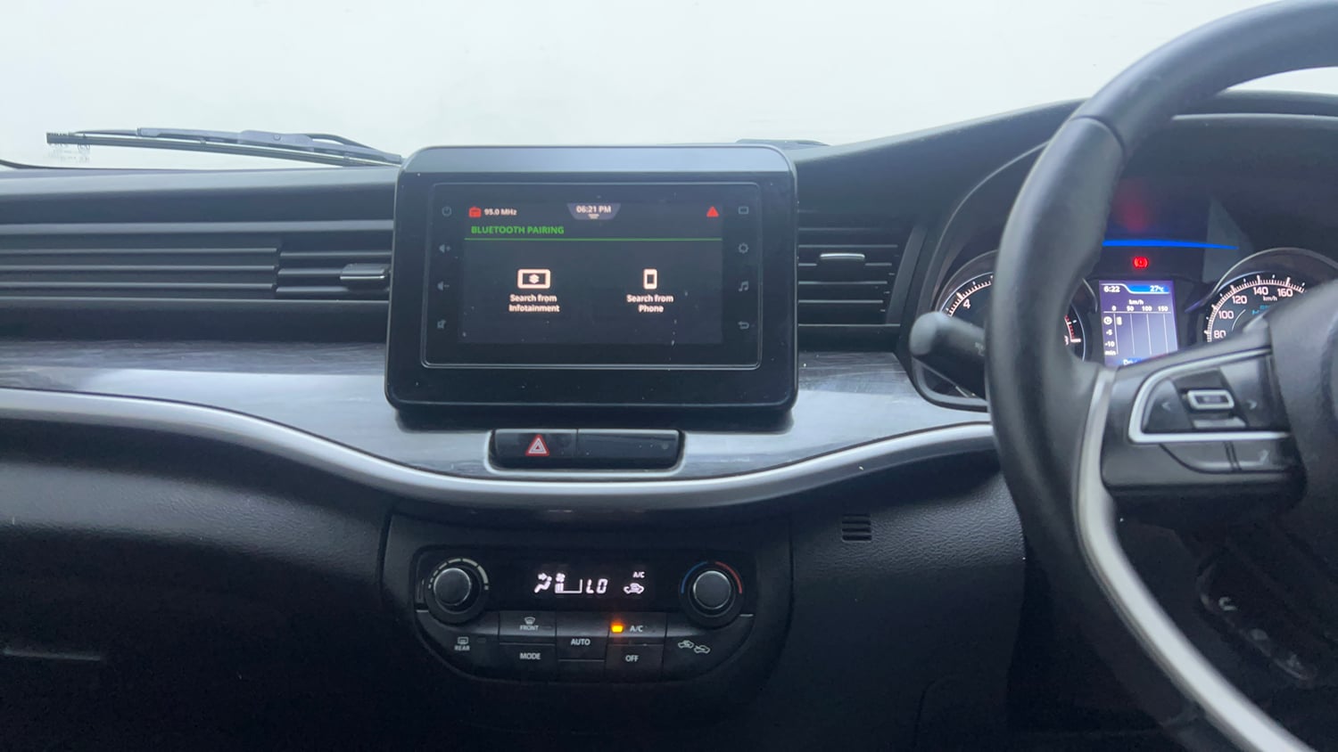 Used 2021 Maruti Suzuki XL6 Alpha AT Petrol Petrol Automatic interior MUSIC SYSTEM & AC CONTROL VIEW