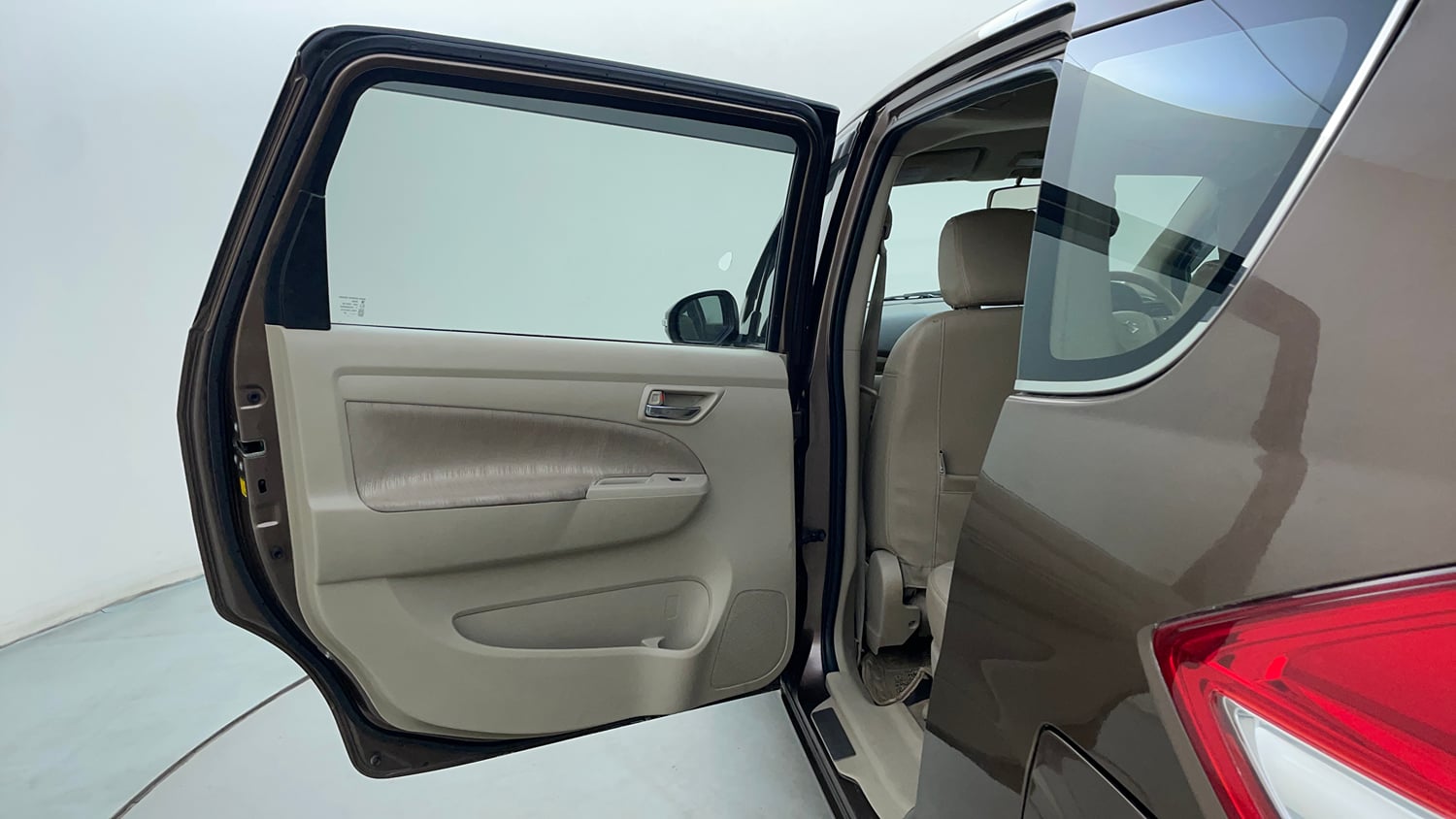 Used 2015 Maruti Suzuki Ertiga ZXi Petrol Manual interior LEFT REAR DOOR OPEN VIEW