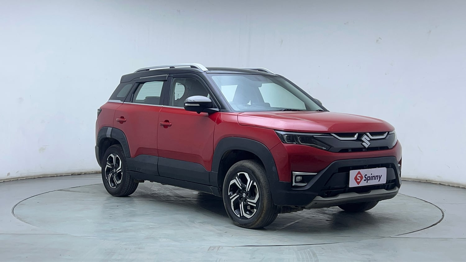 Used 2023 Maruti Suzuki Brezza Zxi Plus Dual Tone Petrol Manual exterior RIGHT FRONT CORNER VIEW