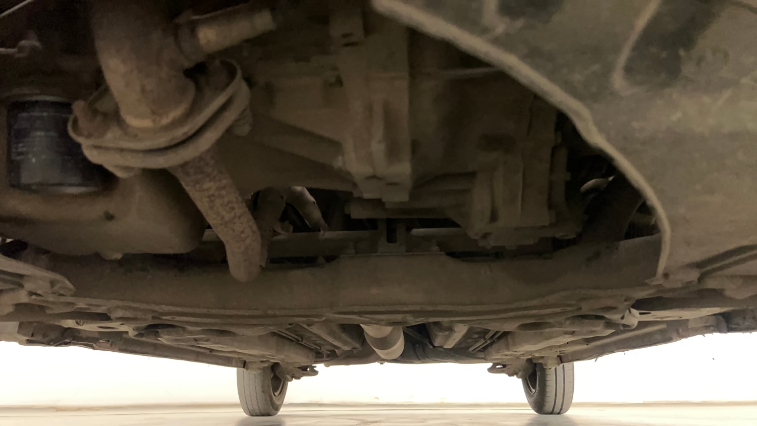 Used 2017 Maruti Suzuki Swift VXi Petrol Manual extra FRONT LEFT UNDERBODY VIEW