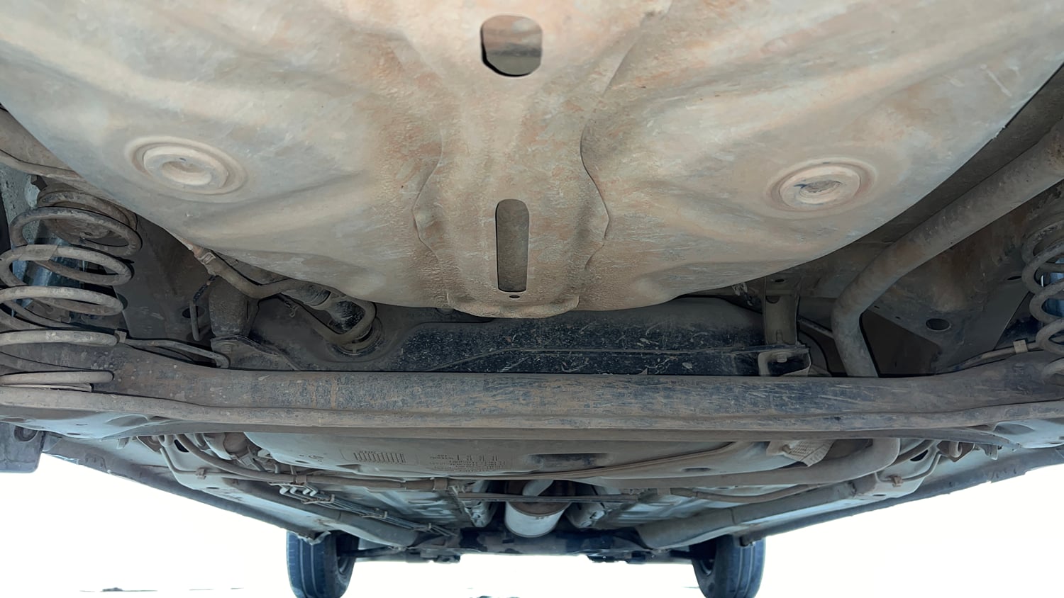 Used 2018 Maruti Suzuki Dzire VXi AMT Petrol Automatic extra REAR UNDERBODY VIEW (TAKEN FROM REAR)