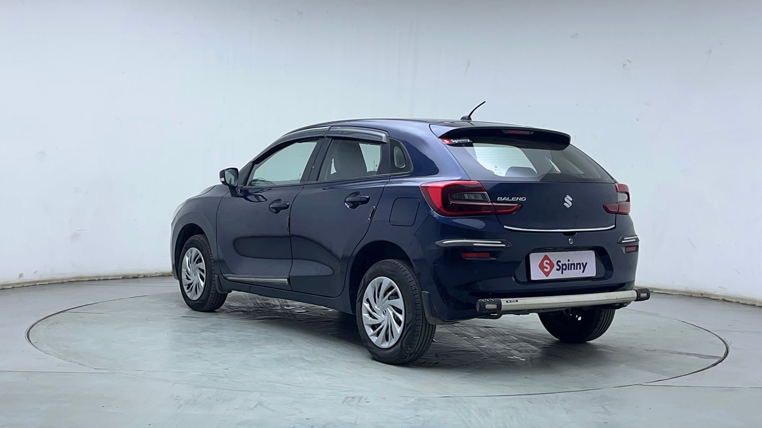 Used 2022 Maruti Suzuki Baleno Delta MT Petrol Manual exterior LEFT REAR CORNER VIEW