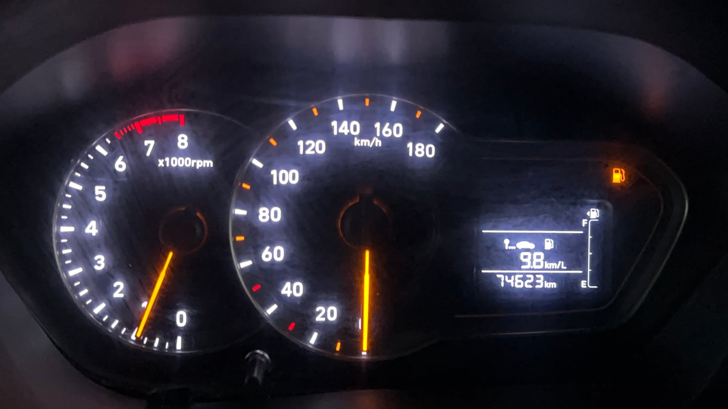 Used 2021 Hyundai Santro Sportz Petrol Manual interior CLUSTERMETER VIEW