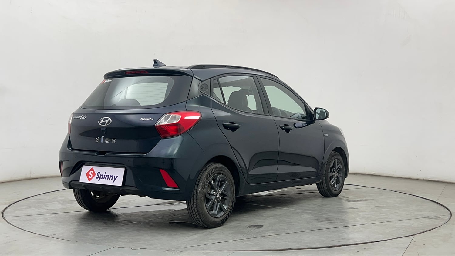Used 2022 Hyundai Grand i10 Nios Sportz AMT 1.2 CRDi Diesel Automatic exterior RIGHT REAR CORNER VIEW
