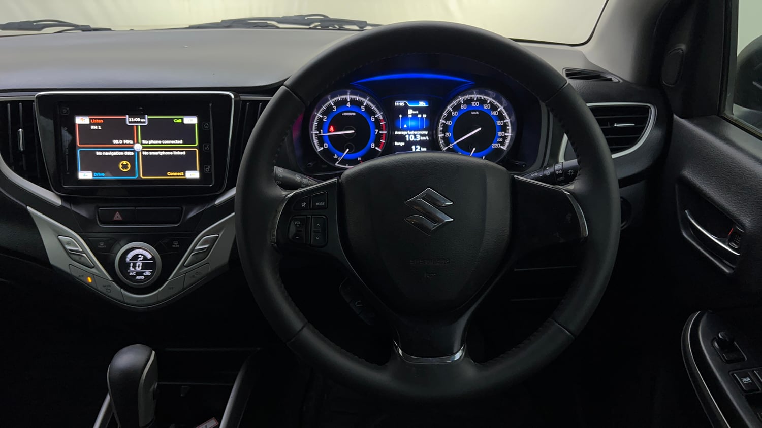 Used 2018 Maruti Suzuki Baleno Alpha 1.2 AT Petrol Automatic interior STEERING VIEW