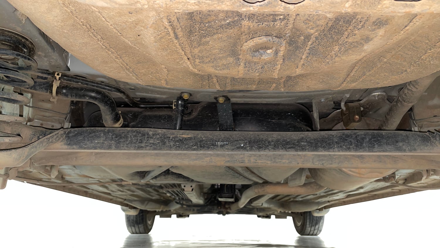 Used 2022 Honda Amaze VX MT 1.2 Petrol Petrol Manual extra REAR UNDERBODY VIEW (TAKEN FROM REAR)