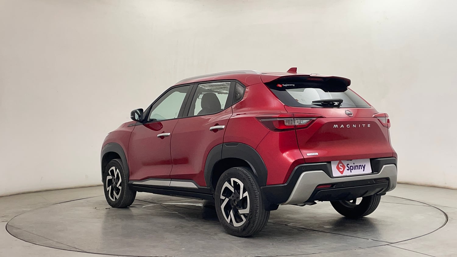 Used 2022 Nissan Magnite XV Turbo Petrol Manual exterior LEFT REAR CORNER VIEW