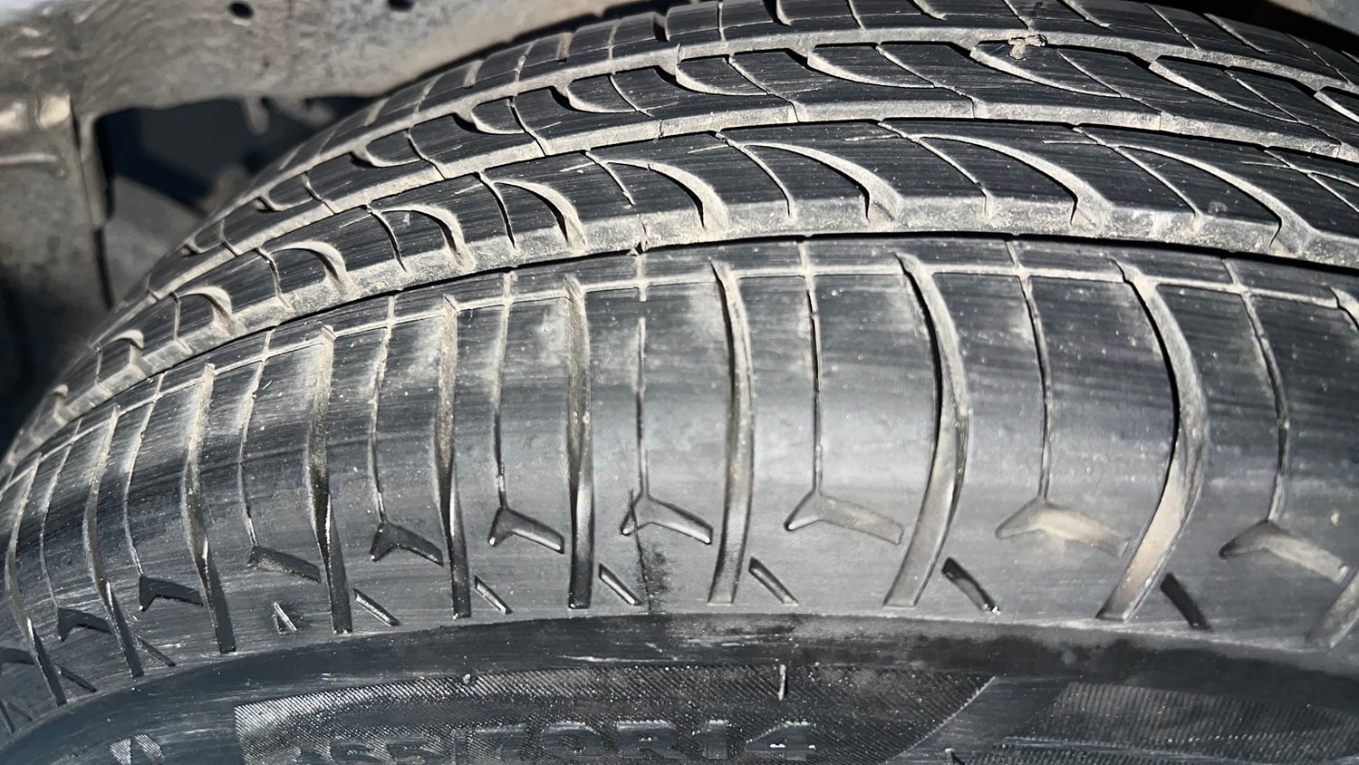 Used 2018 Maruti Suzuki Celerio VXi AMT Petrol Automatic tyres LEFT REAR TYRE TREAD VIEW