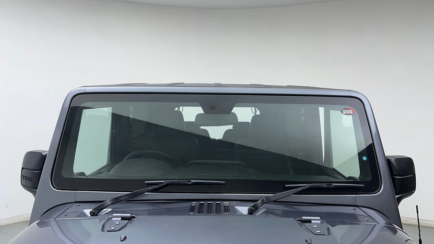 Used 2024 Mahindra Thar LX Hard Top Diesel MT RWD Diesel Manual exterior FRONT WINDSHIELD VIEW