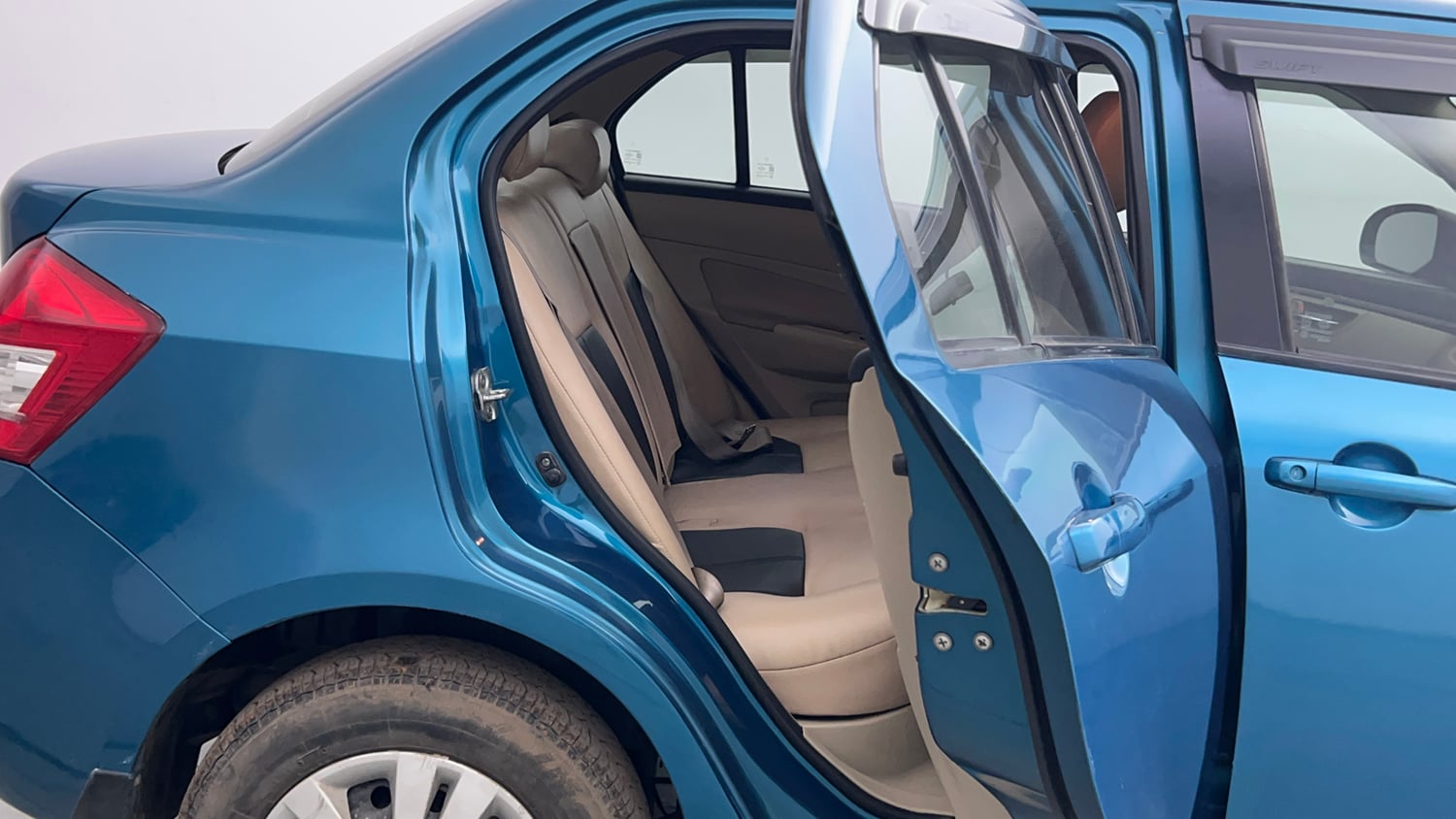 Used 2013 Maruti Suzuki Swift Dzire VXI Petrol Manual interior RIGHT SIDE REAR DOOR CABIN VIEW