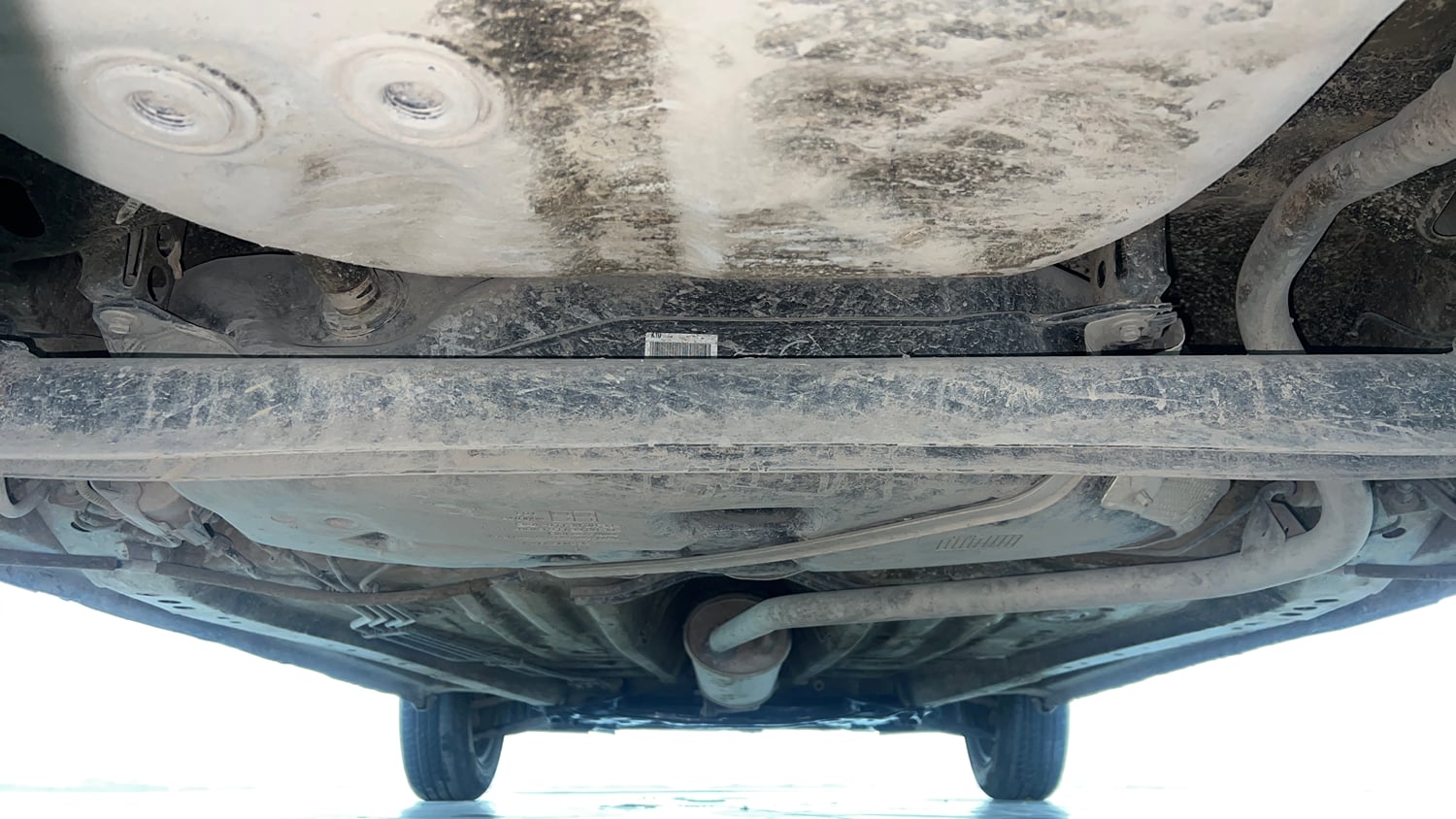 Used 2023 Maruti Suzuki Wagon R VXI 1.0 Petrol Manual extra REAR UNDERBODY VIEW (TAKEN FROM REAR)