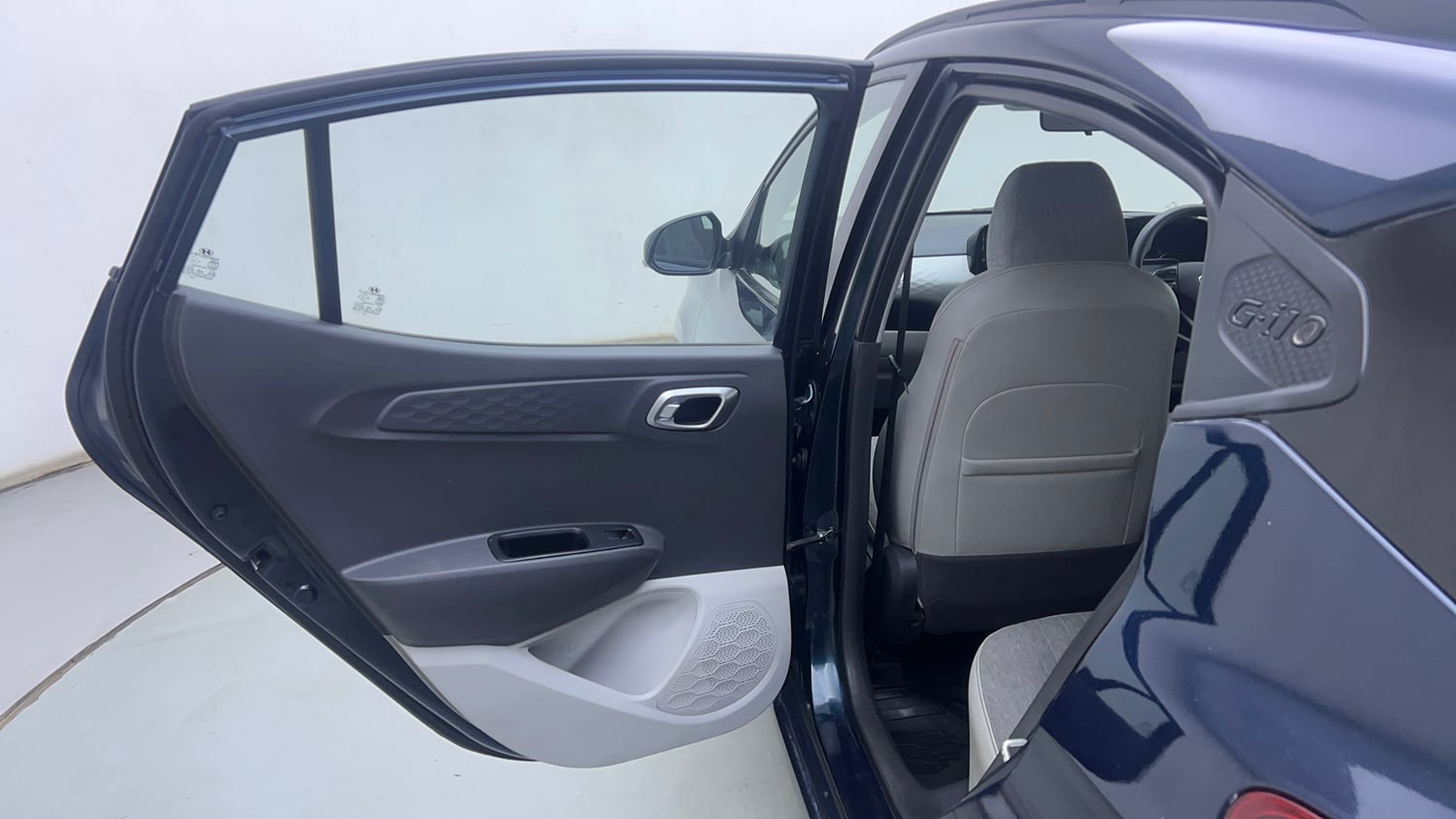 Used 2020 Hyundai Grand i10 Nios Sportz AMT 1.2 Kappa VTVT Petrol Automatic interior LEFT REAR DOOR OPEN VIEW