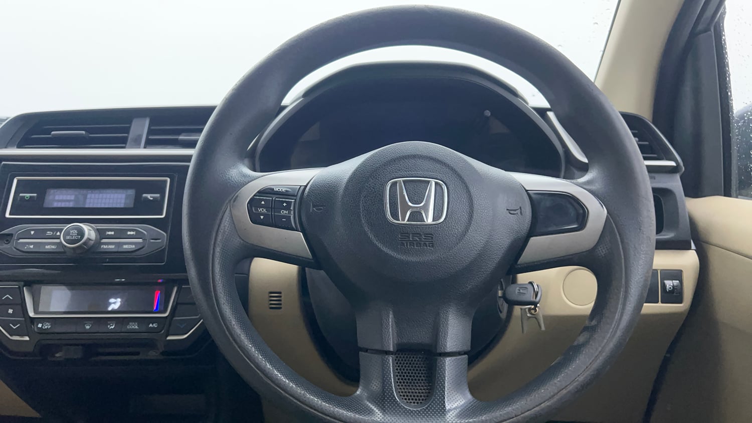 Used 2017 Honda Amaze 1.2 S i-VTEC Opt Petrol Manual interior STEERING VIEW