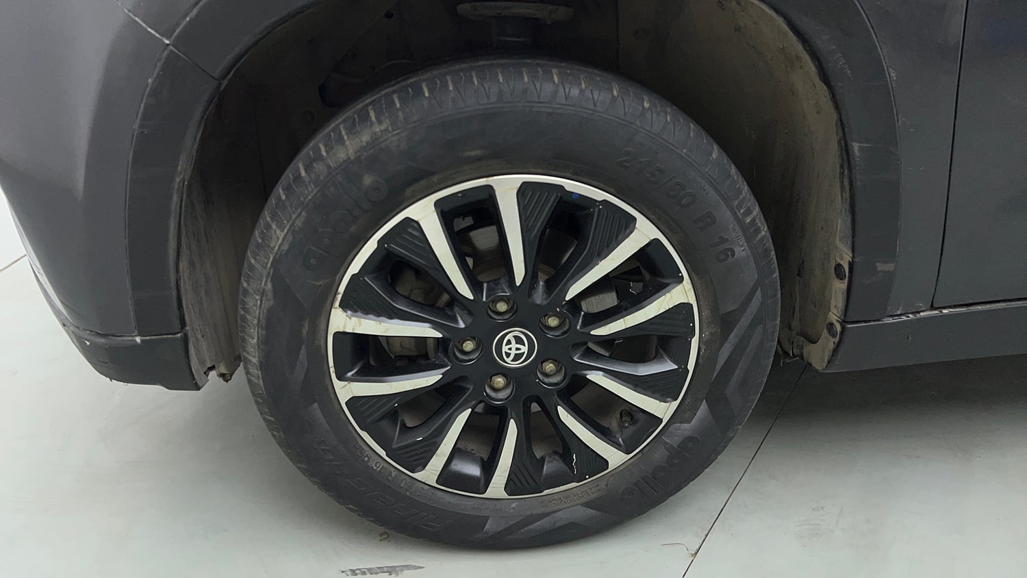 Used 2022 Toyota Urban Cruiser Premium Grade AT Petrol Automatic tyres LEFT FRONT TYRE RIM VIEW