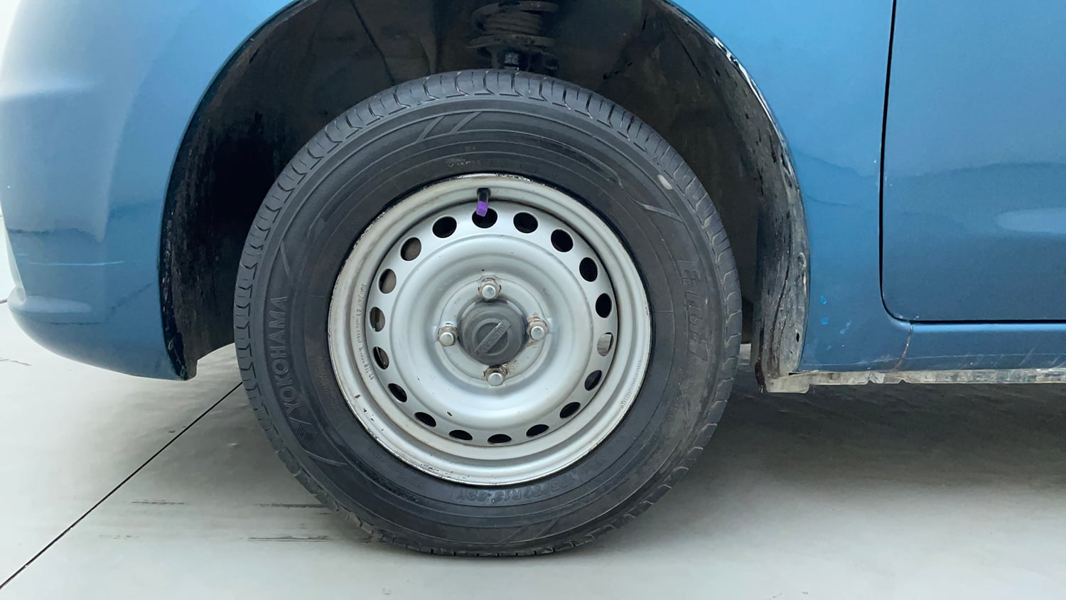 Used 2014 Nissan Micra Active XL Petrol Manual tyres LEFT FRONT TYRE RIM VIEW
