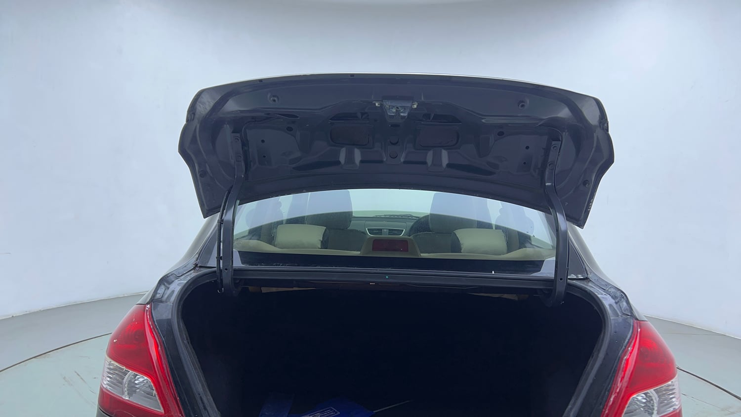Used 2015 Maruti Suzuki Swift Dzire VXI Petrol Manual interior DICKY DOOR OPEN VIEW