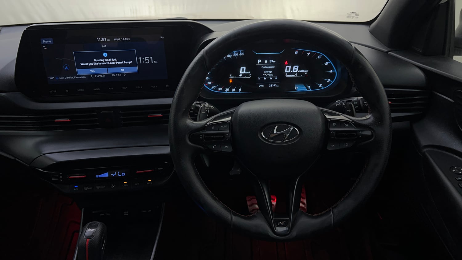 Used 2023 Hyundai i20 N Line N8 1.0 Turbo DCT Petrol Automatic interior STEERING VIEW