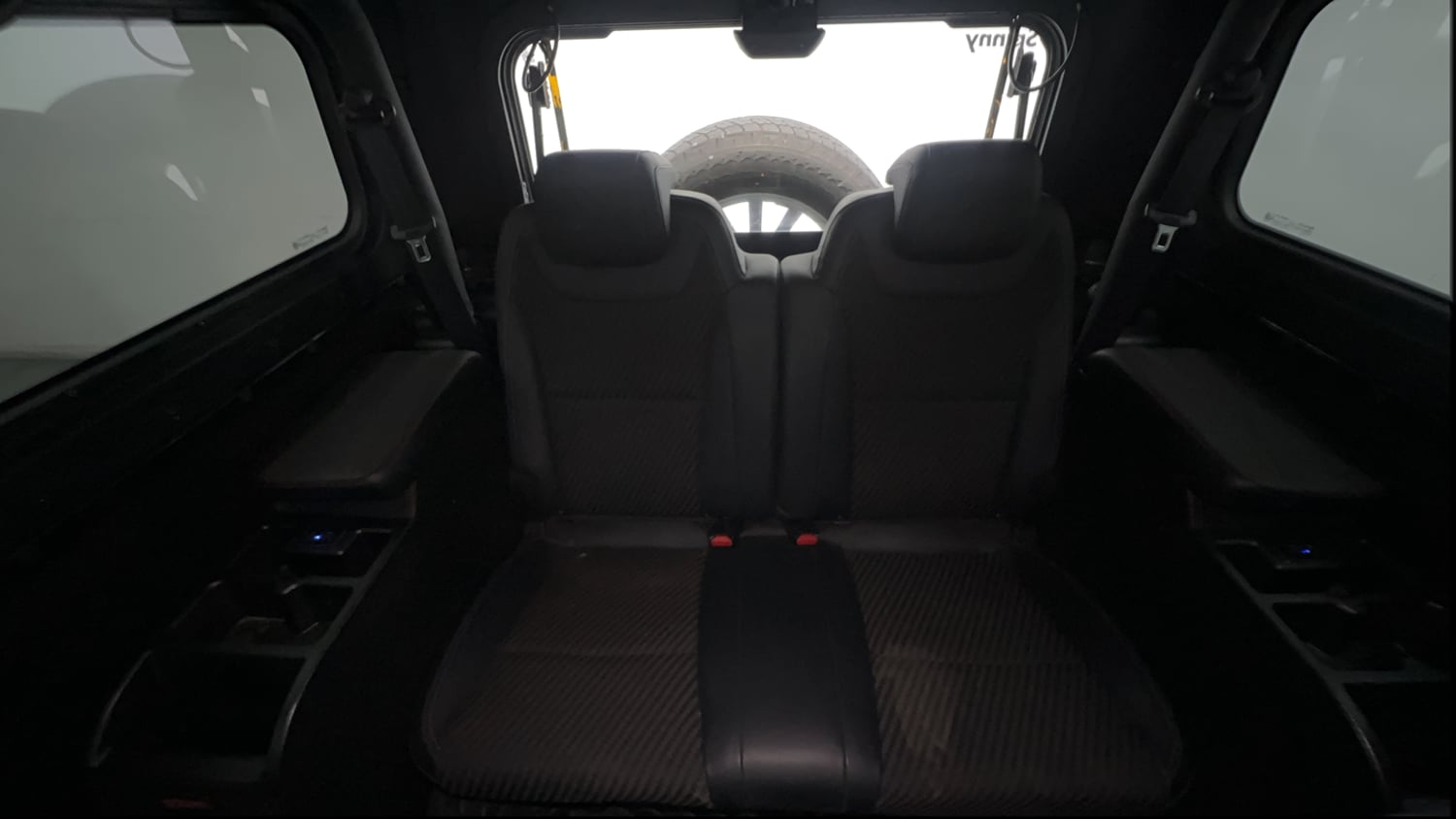 Used 2024 Mahindra Thar LX Hard Top Diesel MT RWD Diesel Manual interior REAR SEAT CONDITION VIEW