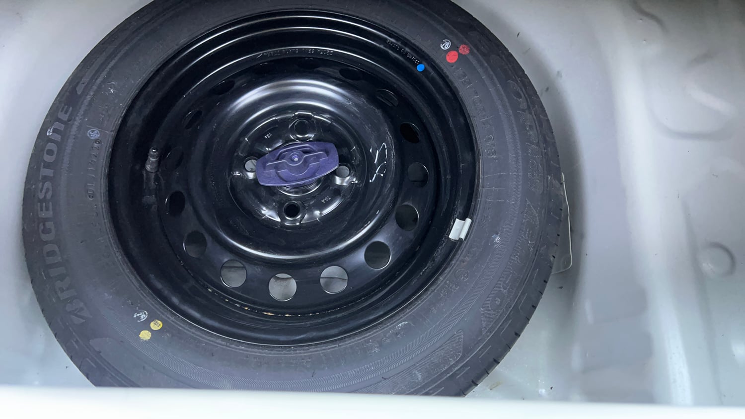 Used 2022 Maruti Suzuki Celerio VXi Petrol Manual tyres SPARE TYRE VIEW