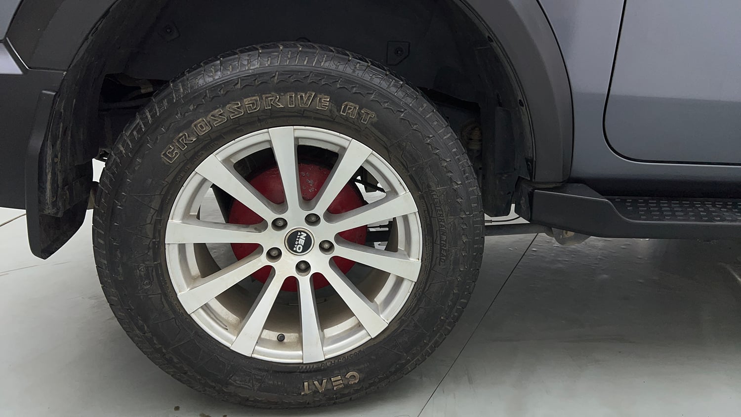 Used 2024 Mahindra Thar LX Hard Top Diesel MT RWD Diesel Manual tyres RIGHT REAR TYRE RIM VIEW
